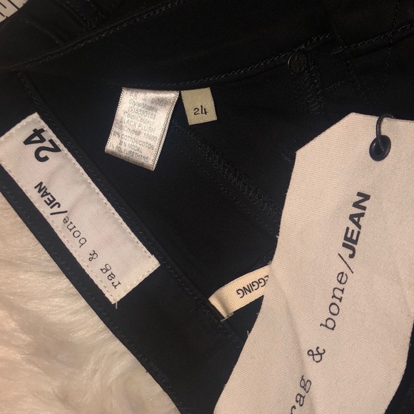 Rag & Bone Legging in Black Sz 24 - Picture 8 of 8